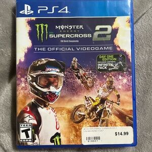 Sony PS4 Monster Energy Supercross 2 - Blue Case